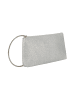 faina Clutch in Silber