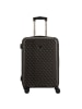 Guess Jesco 4 Rollen Trolley 64 cm mit Dehnfalte in brown logo