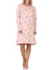 NORMANN Normann Damen Nachthemd fraulich in floralem Design - 88165 in türkis