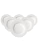 Villeroy & Boch 6er Set Speiseteller Manufacture Ice ø 27,1 cm weiß in weiß