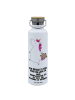Mr. & Mrs. Panda Getränkeflasche Einhorn Koffer mit Spruch in Weiß