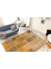Kayoom Wohnzimmer Teppich – Kurzflorteppich Faye 525 in gold - rechteckig