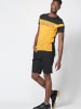 KOROSHI Kurzarm T-Shirt in gelb