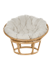 Beliani 2er-Set Sessel SALVO in Naturfarben/Beige