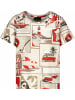 monari Rundhals T-Shirt für Damen in kombi