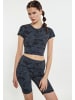 TUFFSKULL Crop-Top in Schwarz