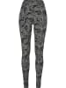 Urban Classics Urban Classics Damen Ladies Soft AOP Leggings in blacknewpaisley