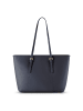 Lazarotti Bologna Leather XL Shopper Tasche Leder 35 cm navy