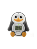 Reer MyHappyPingu 2in1 digitales Badethermometer in schwarz ab 0 Monate