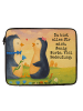 Mr. & Mrs. Panda Laptop Case Pinguin Pärchen Design mit Spruch in Weiß
