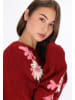 myMo Women Sweater in burgundy