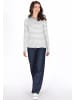 usha BLUE LABEL Women Cardigan in grey melange white