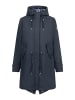 Derbe Regenjacke Traveby Friese Flower in marineblau