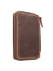 Greenburry Vintage Stifteetui Leder 13 cm in brown
