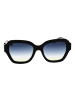 Ana Hickmann Frauen Sonnenbrille Schmetterling Schwarz