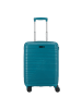 D&N Travel Line 4600 4 Rollen Kabinentrolley S 55 cm in petrol