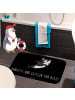 Mr. & Mrs. Panda Badematte Orca Zylinder mit Spruch in Schwarz