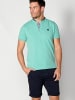 KOROSHI Kurzarm-Polo in grun