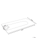 Beliani 2er-Set Wasserbett Heizelement CALESCO in Grau