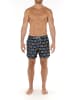 HOM Beach Boxer Leon in navy print