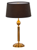 Licht-Erlebnisse Tischlampe (B)35.5 x (L)35.5 x (H)60 cm in Gold SchwarzGold Schwarz