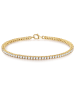 Trilani Armband Sterling Silber gelbgold Zirkonia weiß in gelbgold
