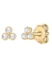 Eastside NY Ohrringe aus Edelstahl mit Zirkonia in gelbgold