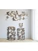 Mauro Ferretti Set aus 2 mehrfarbigen Metalltischen Ø cm 41,3x55-35x50,3