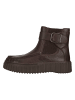 Clarks Ankle Boots Torhill Buckle in 5228 Dark Brown Lea