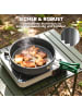Outsunny Campinggeschirr,20,5cm x 20,5cm x 15,5cm,grau