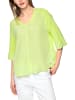 MARC CAIN SPORTS  Blusenshirt mit 3/4-Raglanärmeln in Sunny Lime New