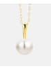 Vanlere Halskette aus 375 Gelbgold mit Perle