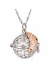 Himmelsflüsterer  Kette "Himmelsflüsterer mit graviertem ♥Mama♥-Flügel und Kugel" - Farbe: Rosé