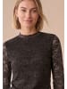 Street One Langarmshirt aus Spitze mit Turtle Neck in Black Coffee