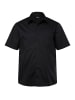 Men Plus Hemd in schwarz