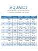 Aquarti Mädchen Badeanzug Chlorresistent Muscleback Wassersport in türkis