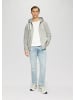 QS Sweatshirt Jacke in 9400_grau meliert
