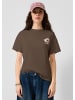 QS T-Shirt in 89D0_braun