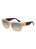 Guess Frauen Sonnenbrille Rechtwinklig Beige