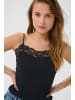 Kaffe Jerseytop KAomi Slim fit in Black Deep