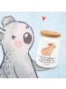 Mr. & Mrs. Panda Vorratsdose Capybara Blume mit Spruch in Weiß