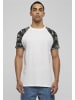 Urban Classics T-Shirts in wht/darkcamo