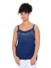 MIAMODA Strick-Top in dunkelblau