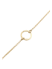 Elli Halskette 925 Sterling Silber Kreis in Gold