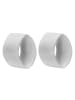 Adeliás Damen Ohrringe – Ohrstecker aus 925 Silber in silber