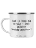 Mr. & Mrs. Panda Becher Emaille Spruch Erfolg Geschäftspartner m... in Weiß