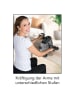 MAXXMEE Mini-Trainer 2in1 grau/schwarz mit Metallschwungrad grau