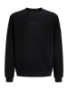 JACK & JONES Junior Sweatshirt 'Point Sweat Badge' in schwarz