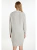 DreiMaster Damen Strickkleid in Grau Melange