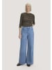 Hessnatur Hessnatur Slubrib Streifen Longsleeve Slim aus Bio-Baumwolle in vintage oliv